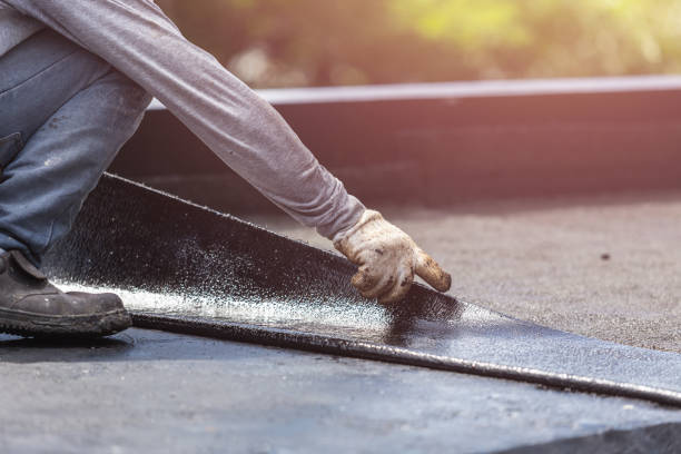 Professional Waterproofing technician working in Rushville, IN